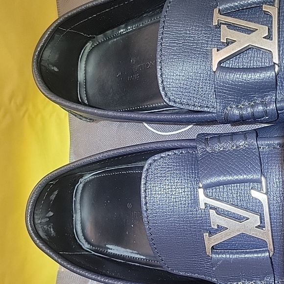Louis Vuitton Blue leather loafer for men - Picture 8 of 13